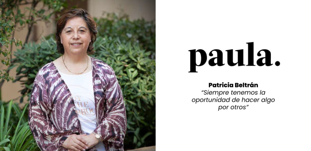 Patricia Beltrán: “Siempre tenemos la oportunidad de hacer algo por otros”